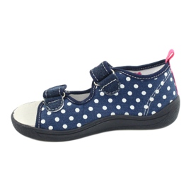 American Club Slippers, sandals, American children's shoes, leather insole navy blue pink 1