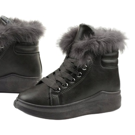 Gray insulated sneakers Buenos grey 1