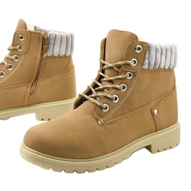 Brunstane camel laced boots multicolored 1