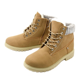 Brunstane camel laced boots multicolored 2