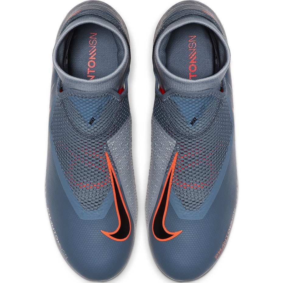 Nike Phantom Vsn Academy Df FG / MG AO3258 408 football shoes grey  multicolored - KeeShoes