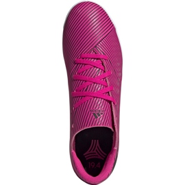 Adidas Nemeziz 19.4 In pink soccer shoes F34527 1