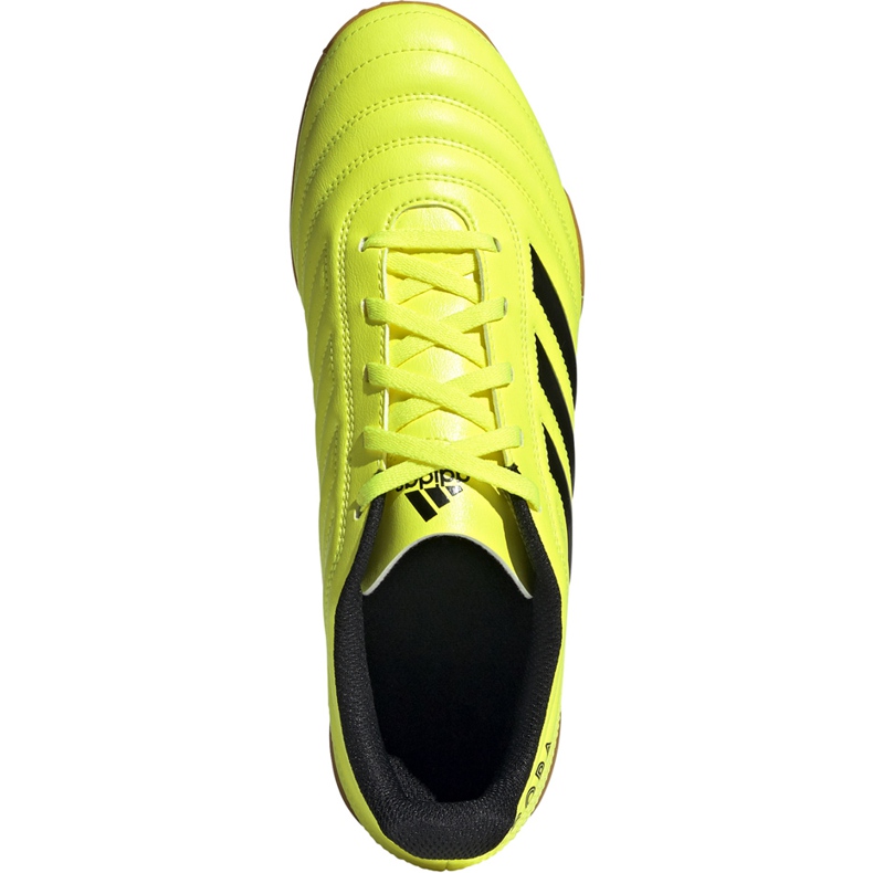 Adidas Copa 19.4 In football boots yellow F35487 black 1