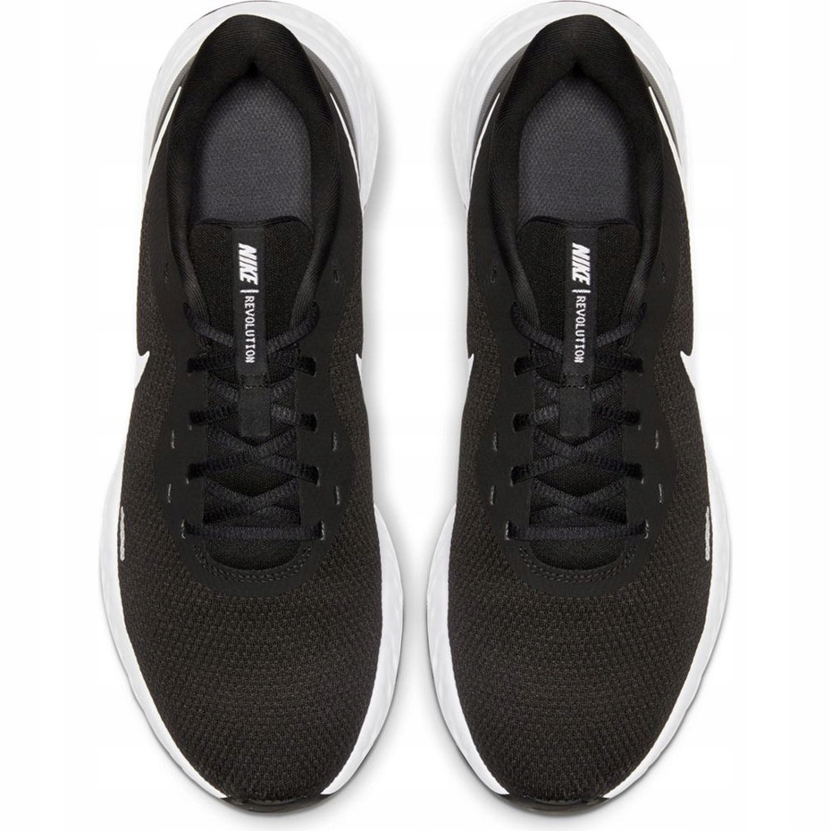 Nike Revolution 5 black men's running shoes BQ3204 002 - KeeShoes