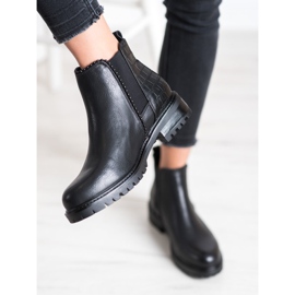Super Me Black Jodhpur boots Snake Print 2