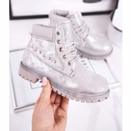 MSMG Children's Warm Boots with Studs Silver Gonzo 2