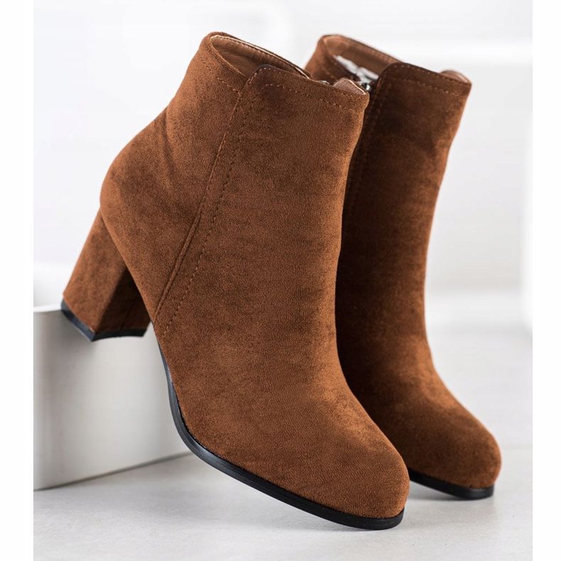 Wilady Fashionable Camel Boots brown multicolored 2