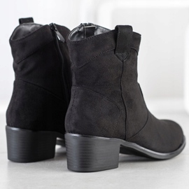 SHELOVET Black cowboy boots 1