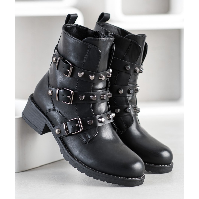 SHELOVET Warm Workers With Ornaments black 2