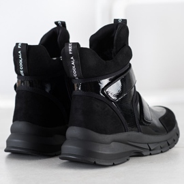 SHELOVET Winter Booties With Velcro black 2