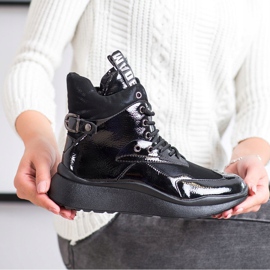 SHELOVET Sports boots with insulation black 2