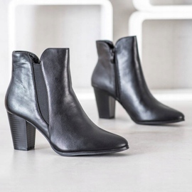 SHELOVET Warm boots on the post black 1