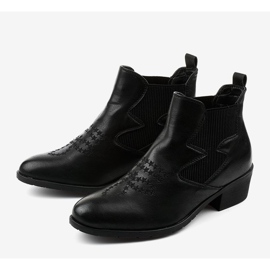 Black low cowboy boots from Fancyroot 2