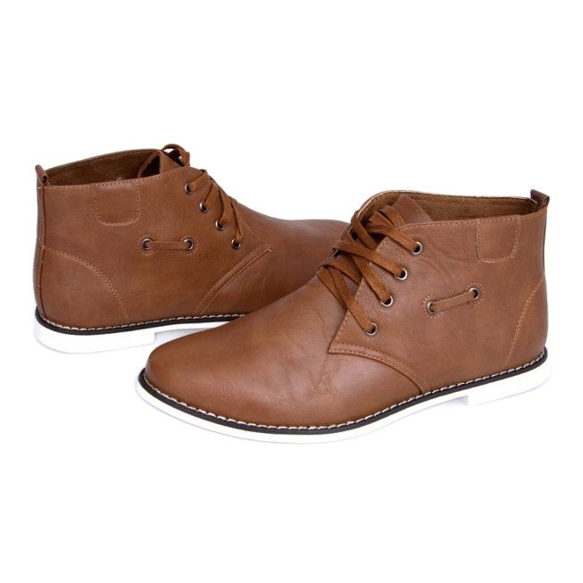 High Lace-Up Shoes TL8900 Camel brown 1
