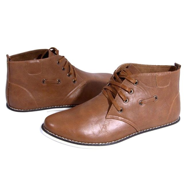 High Lace-Up Shoes TL8900 Camel brown 2