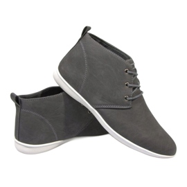 Elegant shoes B004-1 Gray grey 1