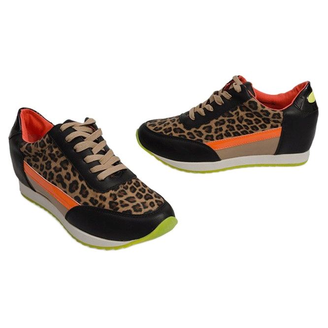 Sneakers Sport Sneakers E387 Brown multicolored 1