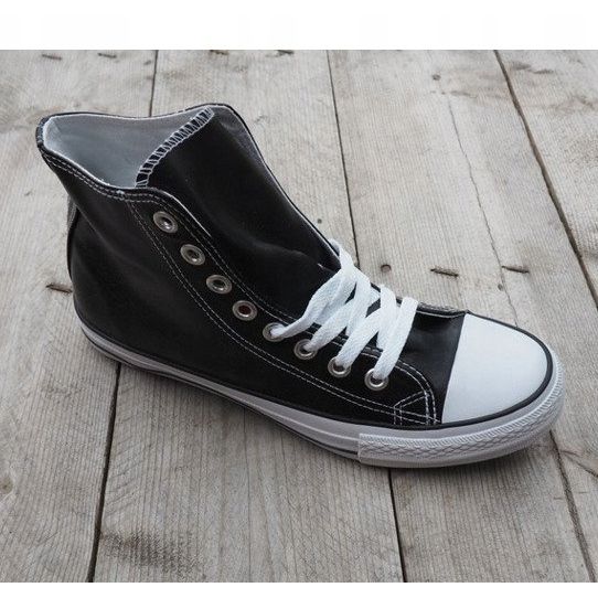 Conwersy PU-HI Black Sneakers 1