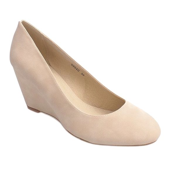 Wedge Pumps 99940 Beige 1