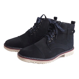 High Warmed Lace-up Shoes M589 Granat navy blue 1