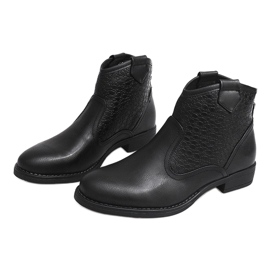 Low Shoes Cowboy Boots 248-PA Black 1 Low Shoes Cowboy Boots 248-PA Black 1