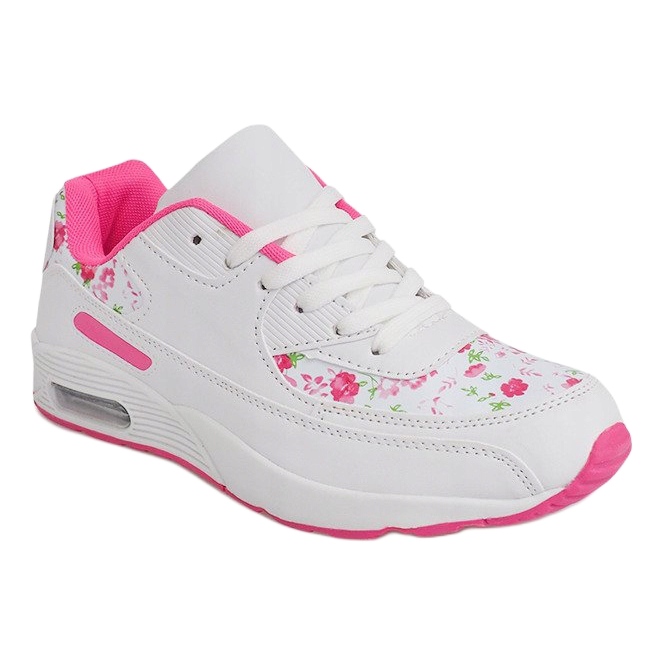 Flowers XT-18 White Sneakers pink 1