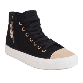 High Slider Hit Sneakers Sneakers H-11 Black white 2