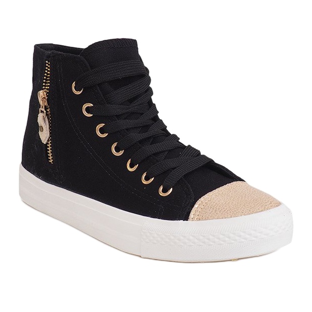 High Slider Hit Sneakers Sneakers H-11 Black white 2