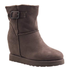 Brown Eskimo insulated wedge B2601-1 1