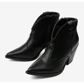 Black Pretender women's cowboy boots 2
