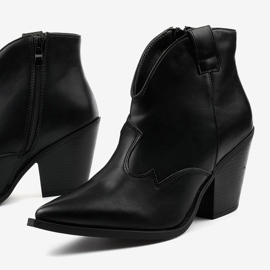 Black Pretender women's cowboy boots 1