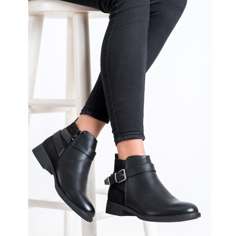 Anesia Paris Classic Boots With Buckle black 1