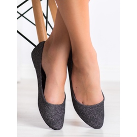 Seastar Glitter ballerinas silver grey 1