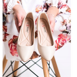 Seastar Beige Eco Leather Ballerinas 1 Seastar Beige Eco Leather Ballerinas 1