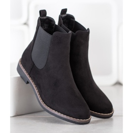 SHELOVET Black Chelsea Boots 1