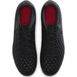 Nike Tiempo Legend 8 Club FG / MG M AT6107 060 football shoes black, red, black/silver black 1