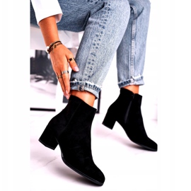 Suede Black Boots Sergio Leone BT528 1
