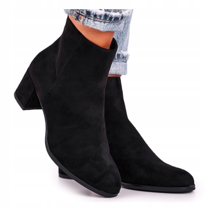 Suede Black Boots Sergio Leone BT528 3
