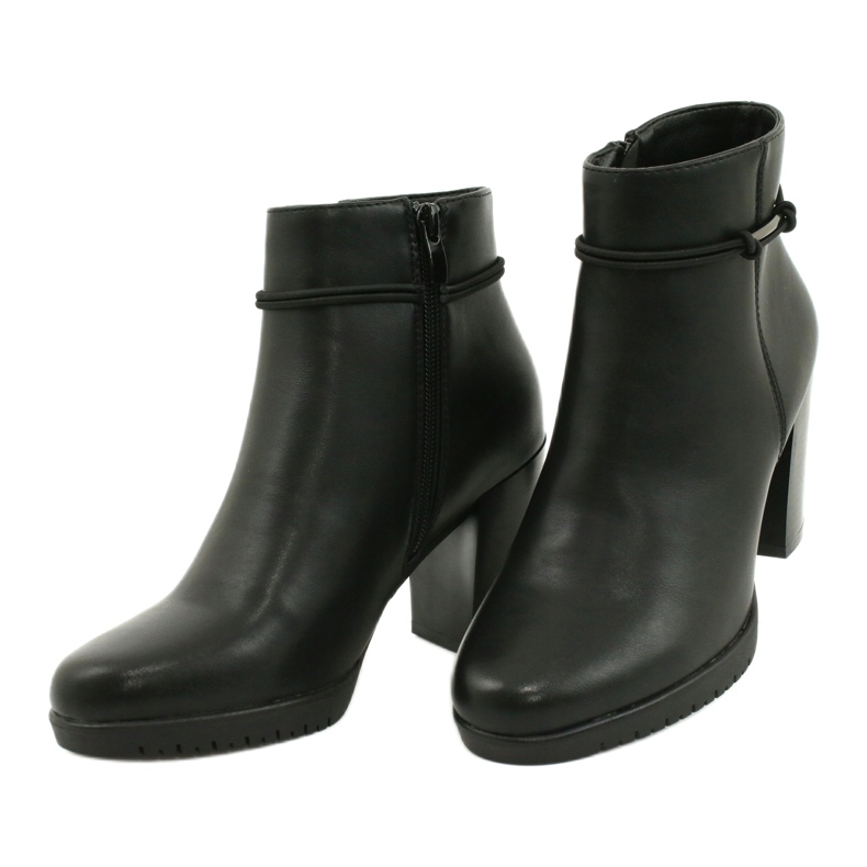Black Boots Black Sergio Leone BT306 4