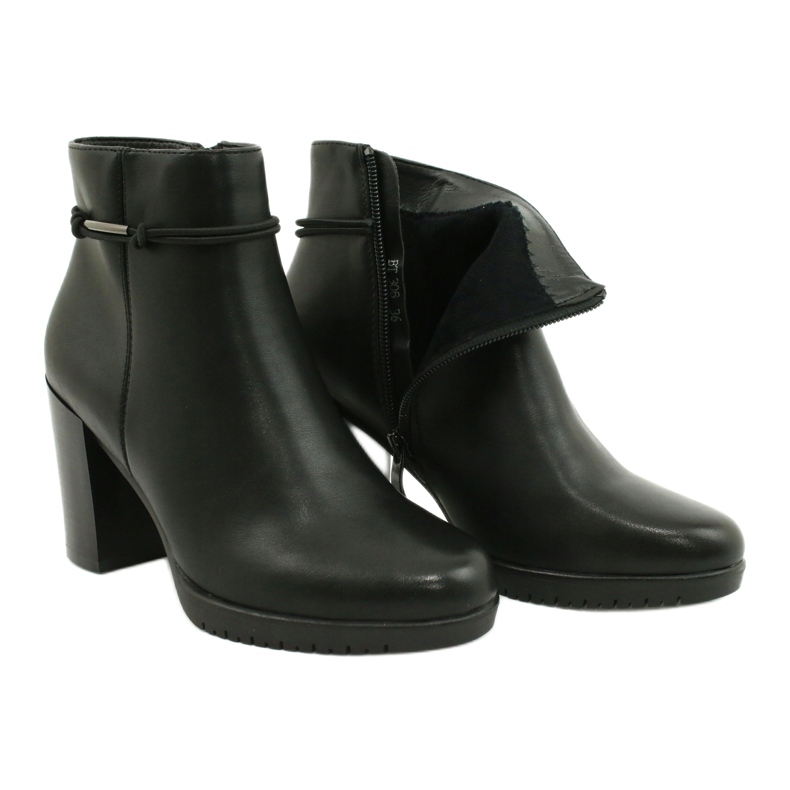 Black Boots Black Sergio Leone BT306 6