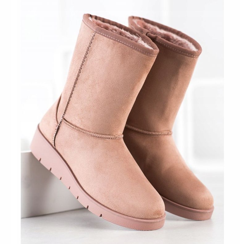 Kylie High Mukluki beige 1