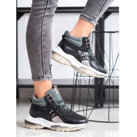 SHELOVET Black Fashion Sneakers multicolored 2