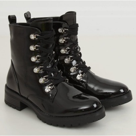 Black lacquered boots 7982-PA Black 1