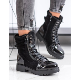 SHELOVET Stylish Trappers With Warming black 2