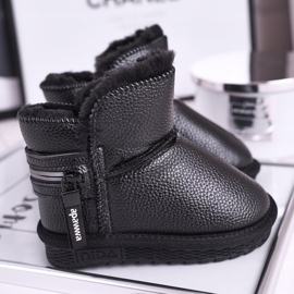 Apawwa Children's Black Warm Snow Boots Let It Snow 1 Apawwa Children's Black Warm Snow Boots Let It Snow 1