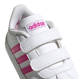 Adidas Vl Court 2.0 Cmf Jr EG3890 shoes white pink 1