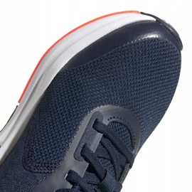 Running shoes adidas FortaRun Jr FV2601 white navy blue orange 1