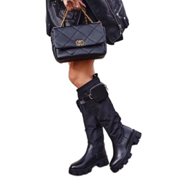 PS1 Black Remy women's boots with a kidney 2