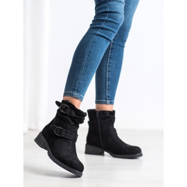 SDS Suede Booties black 1