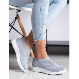 SHELOVET Slip On Sneakers grey 1